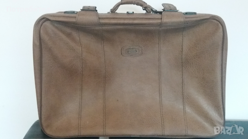 Ретро кожен куфар, снимка 1
