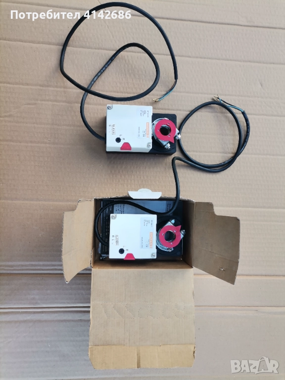 Ротационен задвижващ механизъм GRUNER за регулиране на клапи в ОВК инсталации, снимка 1