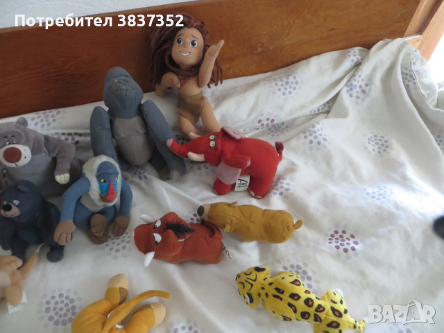 Играчки Книга за джунглата, Цар лъв и Тарзан, снимка 8 - Плюшени играчки - 44352380
