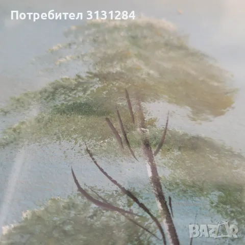 Картина от 50 -е години на шведски художник., снимка 5 - Картини - 49362902