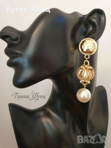 Обеци Жанет перли, снимка 2 - Обеци - 35451411