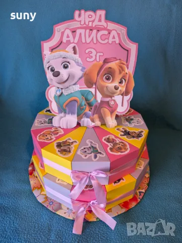 Картонена торта Стич, снимка 10 - Други - 49413965