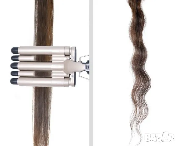 Ретро преса с пет цилиндъра Gemei  , снимка 7 - Преси за коса - 50381349