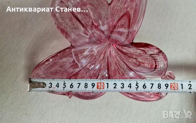 🌹Прелестно Мурано цвете с осукано стъбло

, снимка 11 - Декорация за дома - 48001613