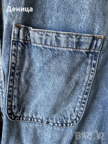 Calvin Klein Jeans Рокля тип дънкова риза  (Размер M / Oversize), снимка 6 - Рокли - 56319803