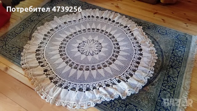 плетени на една кука покривки, снимка 2 - Покривки за маси - 56462105