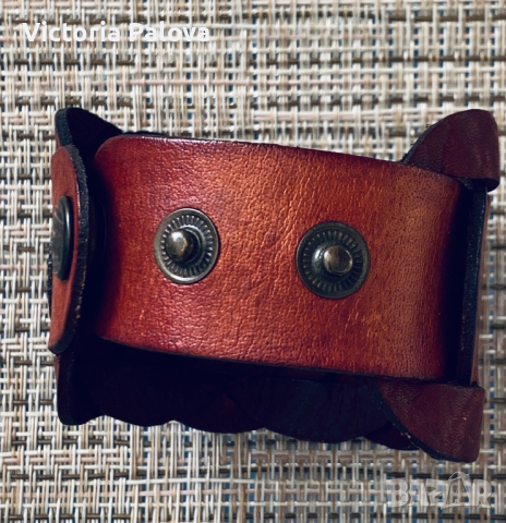 Кожена гривна, снимка 7 - Гривни - 44751813