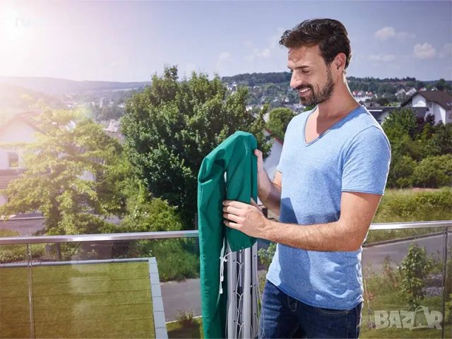 НОВИ! Сушилник за дрехи Leifheit Linopop UP 140 тип чадър ротационен сушилник със стойка, снимка 8 - Сушилници - 48680646