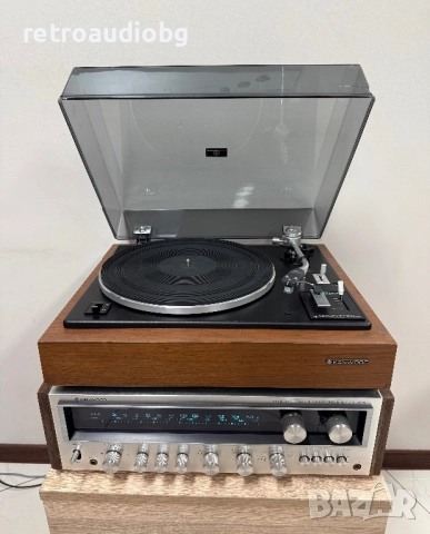 🔊Винтидж аудио сет ресивър + грамофон KENWOOD - Made in Japan🔊, снимка 3 - Аудиосистеми - 51312406