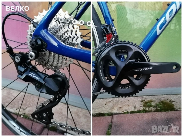 Шосеен велосипед Corratec Team * 2x11 * Shimano 105 * Carbon * 52 см * Ново, снимка 5 - Велосипеди - 53881807