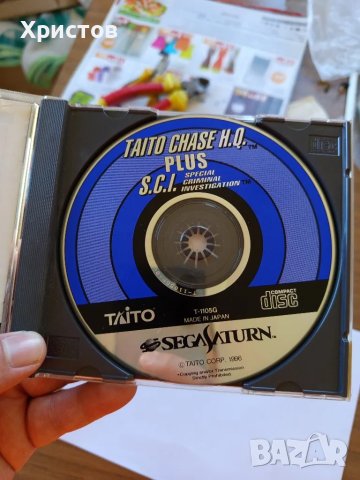 Игра за Sega saturn(Taito chase HQ), снимка 2 - Други - 47522520