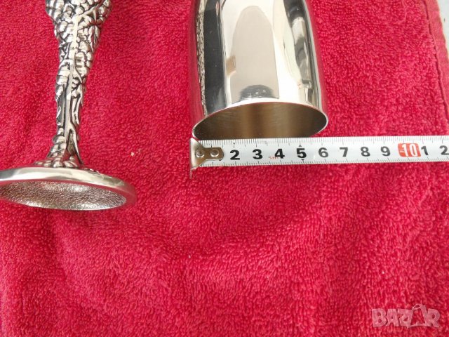Посребрени чаши за вино, снимка 8 - Други ценни предмети - 37402405