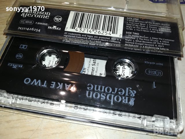 ROBSON & JEROME ORIGINAL TAPE 0809230935, снимка 11 - Аудио касети - 42118525