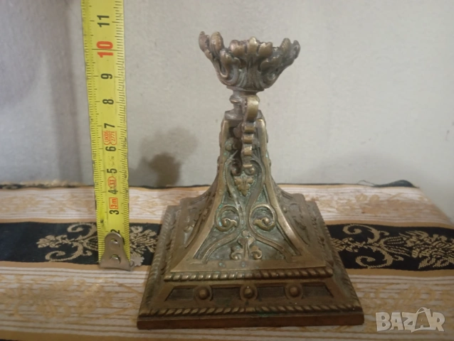 Свещник арт деко, снимка 4 - Други ценни предмети - 53138290