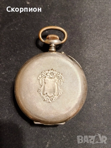 Швейцарски СРЕБЪРЕН джобен часовник - WALDO - 1901г.  - 10 РУБИНА - ПРОМОЦИЯ, снимка 4 - Джобни - 46785195