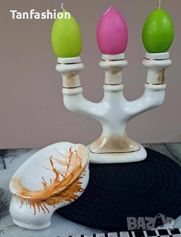 свещник и пепелник, снимка 1