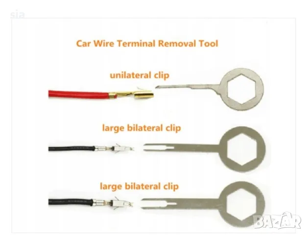 Комплект за демонтаж на контактни клеми от куплунзи на електрически инсталации ,11бр, снимка 4 - Аксесоари и консумативи - 31884256