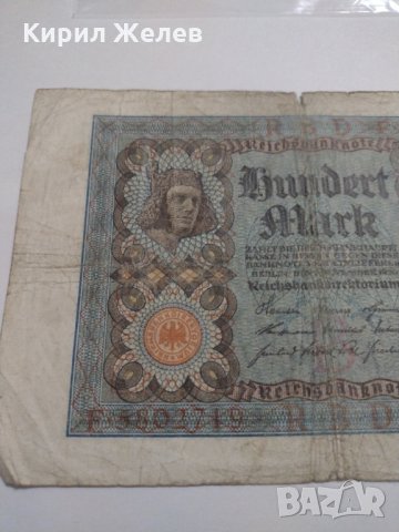 Райх банкнота - Германия - 100 марки / 1920 година - 17911, снимка 2 - Нумизматика и бонистика - 31034536