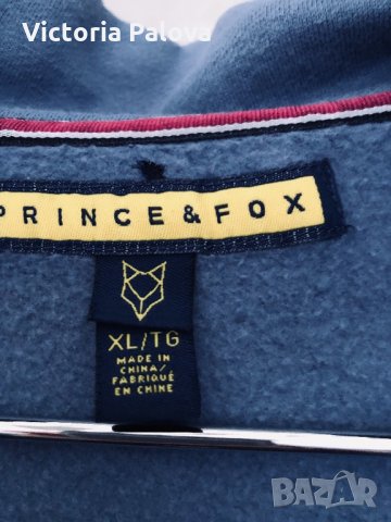 Ватиран суитчър PRINCE& FOX унисекс, снимка 5 - Суичъри - 31461065