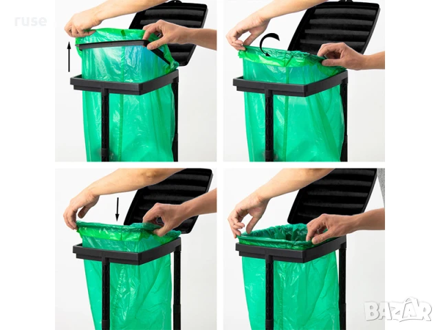 НОВИ! Сглобяема поставка за чувал за отпадъци до 120 литра, снимка 3 - Други стоки за дома - 50733928