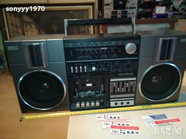 ГОЛЯМ КАСеТОФОН 60см 1205230920, снимка 2 - Радиокасетофони, транзистори - 40674581