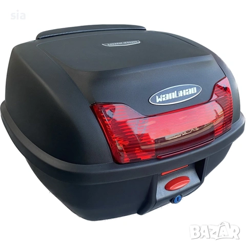 Мото Куфар с облегалка+ ключ, водоустойчив, 42 литра