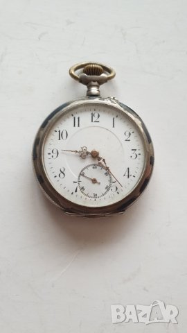 Сребърен джобен часовник Avance Retard, снимка 1 - Антикварни и старинни предмети - 44214818