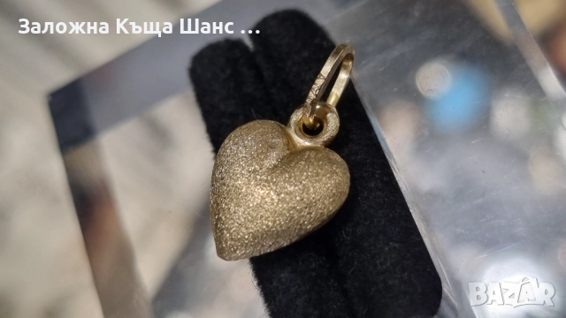 Златна висулка сърце 14К ITALY 585