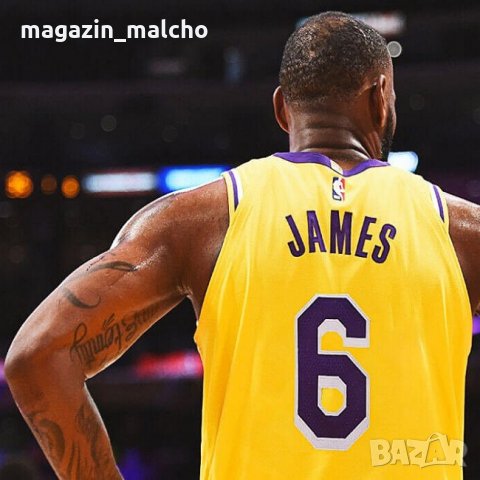 ДЕТСКИ БАСКЕТБОЛЕН ЕКИП – NBA LA LAKERS LeBron James 6; размери: от 128 до 176 см., снимка 4 - Баскетбол - 35471087
