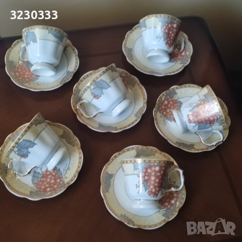 Порцеланов сервиз за чай Японски, снимка 6 - Сервизи - 51540757