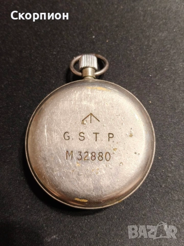 Швейцарски джобен часовник - MOERIS - Военен модел, снимка 11 - Джобни - 48925286