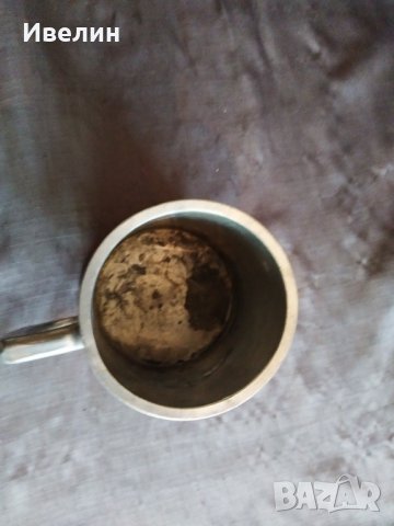 стара метална халба с декорация лондон, снимка 5 - Антикварни и старинни предмети - 29301899