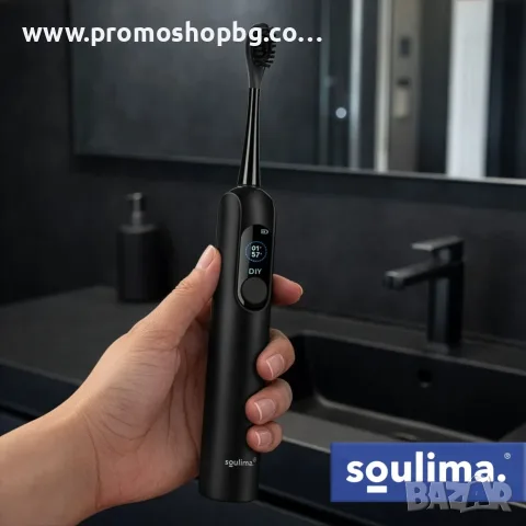 Електрическа четка за зъби Soulima, 90 000 оборота в минута, 6 глави, снимка 2 - Други - 56073093