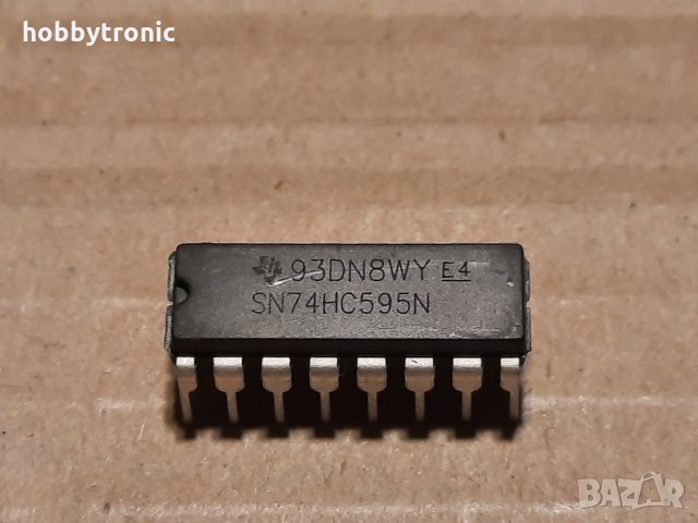 74HC595 - 8bit serial to parallel shift register