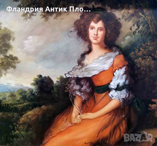 Голяма репродукция, Mrs. Richard Brinsley Sheridan, снимка 2 - Картини - 35105938