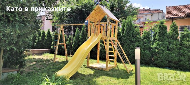 Детска дървена площадка, Детски кът на открито, Съоръжение за игра, снимка 11 - Други - 40508299