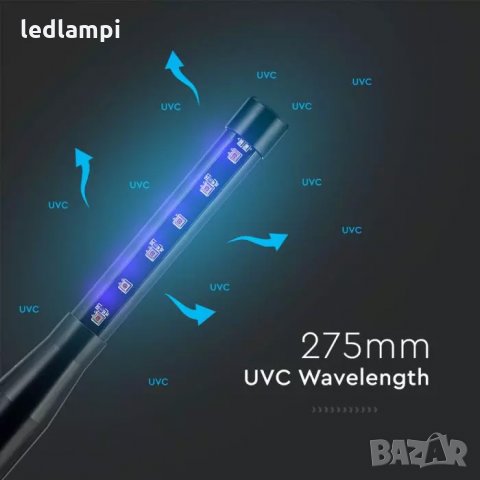 Портативна LED UV Лампа За Дезинфекция 14W, снимка 6 - Други - 29191129