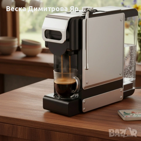 Еспресо машина 8в1 Oliver Voltz OV51171N8M – За капсули и мляно кафе, 1450W, 19 Bar, снимка 3 - Кафемашини - 52989693