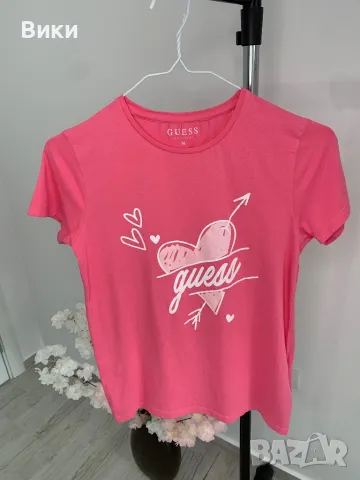 Тениска Guess за 16г, но е подходяща и за ХS-S, снимка 5 - Тениски - 49692945