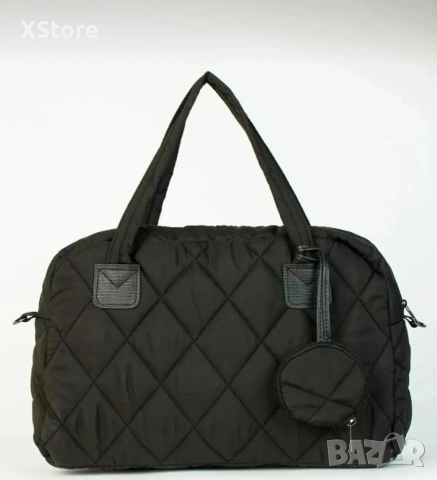 Модерна капитонирана дамска чанта 32х43, снимка 4 - Чанти - 52583914