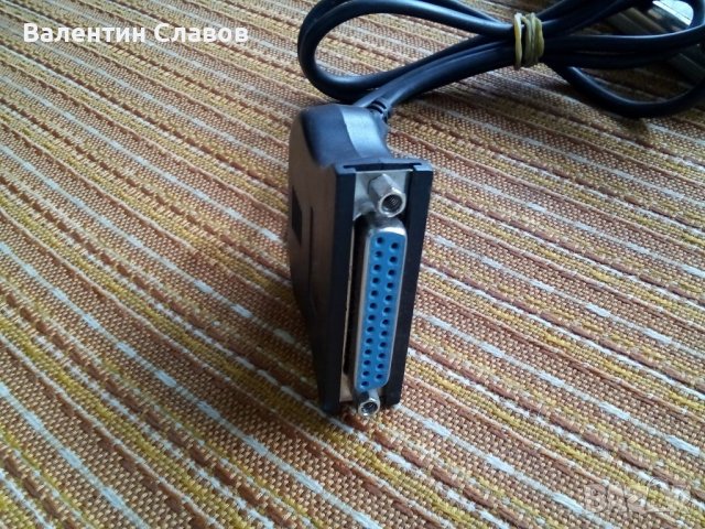 Кабел USB към DB25, снимка 2 - Друга електроника - 37549606