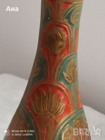 Красива бронзова ваза, снимка 5 - Вази - 39411230