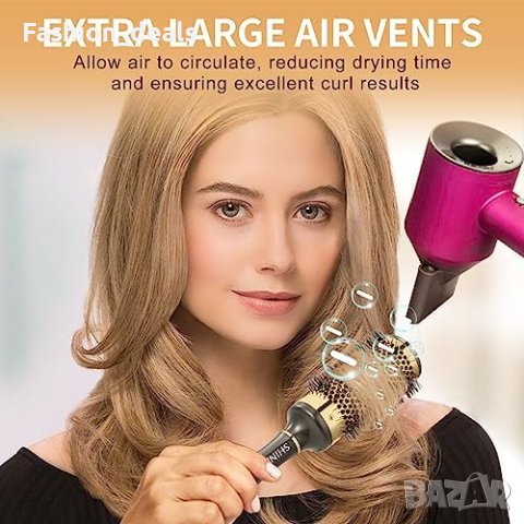 Нова SHINLEA Четка за коса Създаване на Обем 43мм Прическа Жени Момичета Подарък, снимка 3 - Други стоки за дома - 42701271