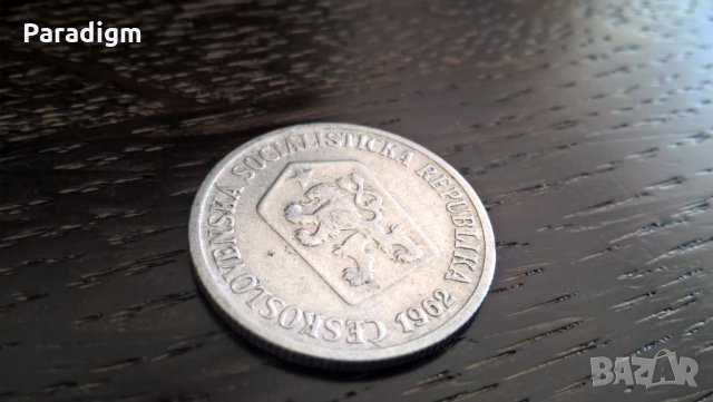 Mонета - Чехословакия - 10 халера | 1962г., снимка 2 - Нумизматика и бонистика - 32073144