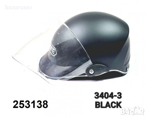Нова каска черна -VD 3452 /А 3404-3/253138, снимка 1 - Аксесоари и консумативи - 37204385