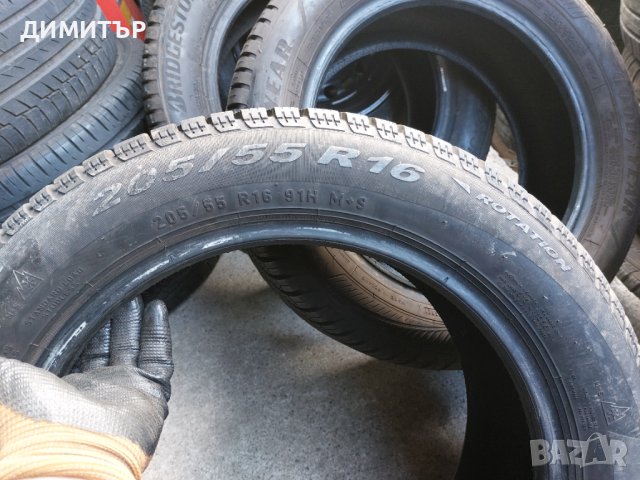 Само 1бр.зимна PIRELLI 205/55/16 91H DOT 3821, снимка 6 - Гуми и джанти - 40448687