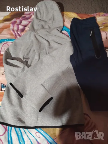 Nike tech  fleece спортен екип размер S в перфектно състояние без забележки , снимка 4 - Тениски - 56075332