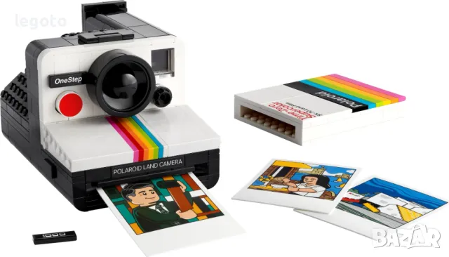 НОВО ЛЕГО 21345  Идеи  Фотоапарат Polaroid OneStep SX-70  LEGO 21345  IDEAS Polaroid OneStep SX-70 C, снимка 2 - Конструктори - 47664127