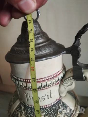 Стара халба за бира, снимка 8 - Други ценни предмети - 47555665