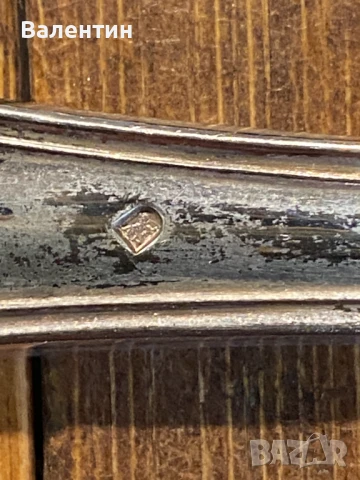 #0011# Комплект прибори за хранене за 6 души. Винтидж. Италия. Неръждаема стомана/посребрена., снимка 4 - Прибори за хранене, готвене и сервиране - 50685408